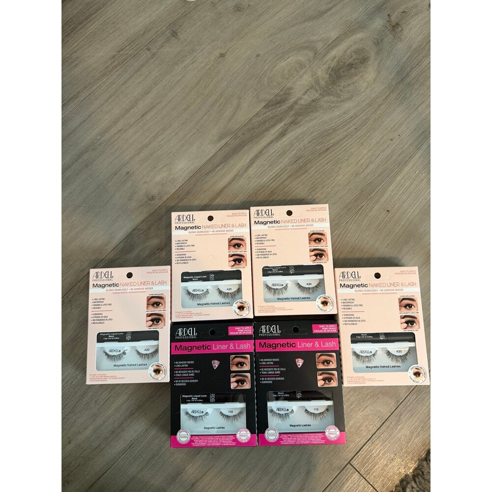 Eyelash bundle eye liner magnetic eye lash and eye liner lot bundle